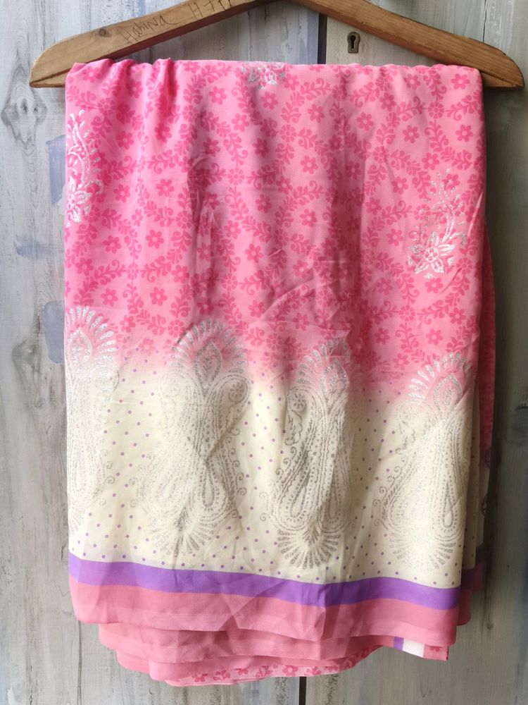 Baby Pink Saree