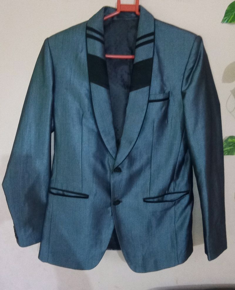 Shiny Party Wear Men Coat