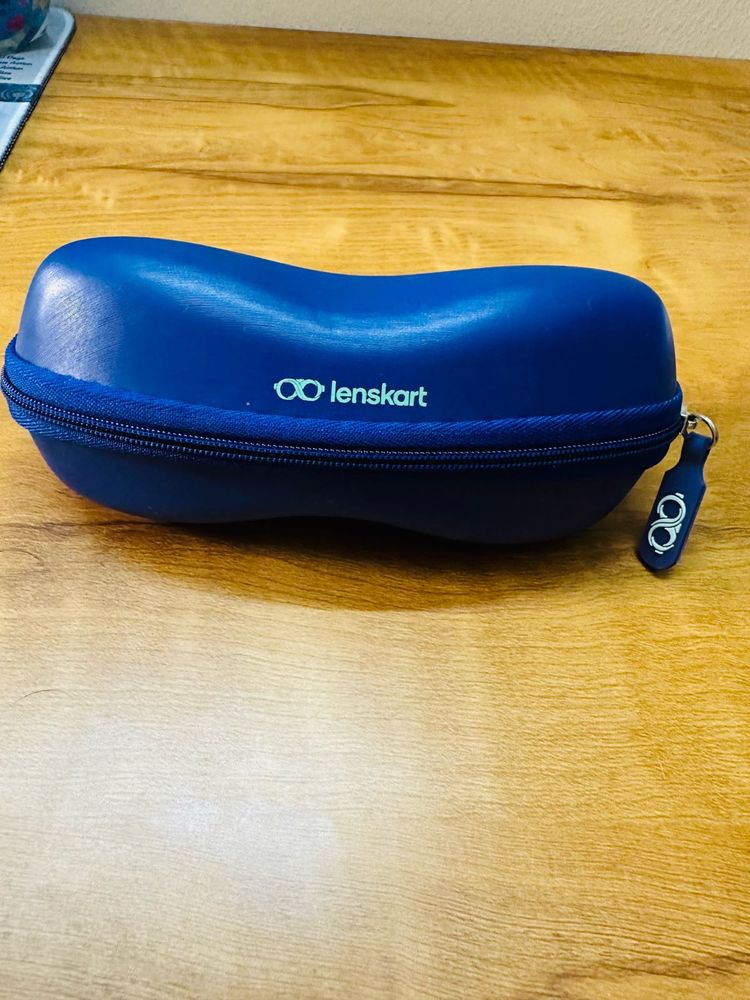 Lenskart Blue Hard Shell Glasses Case