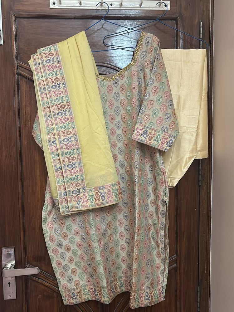 Chanderi Suit