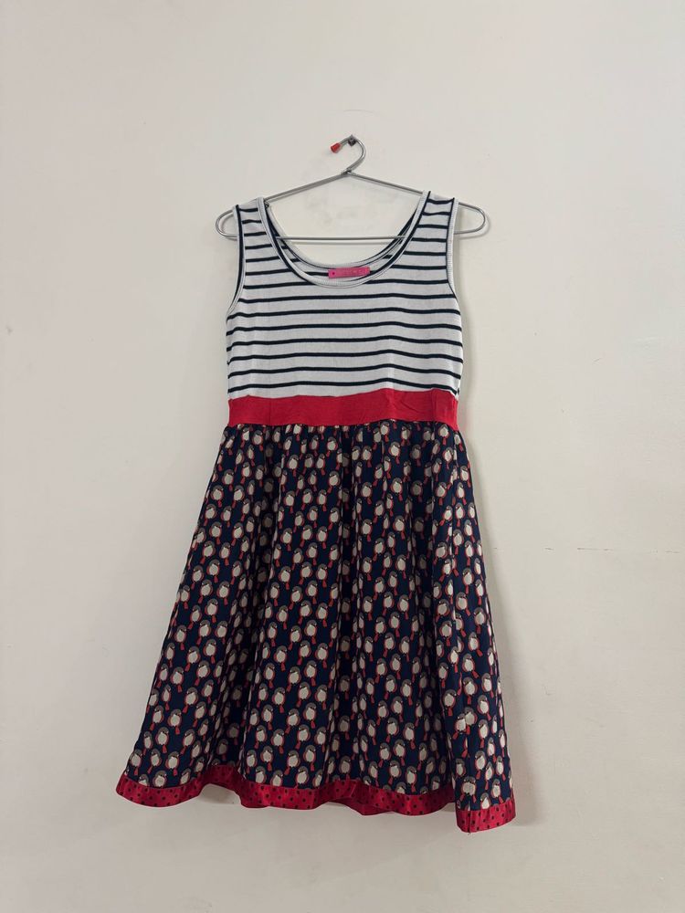 Splash Mini Fit And Flare dress