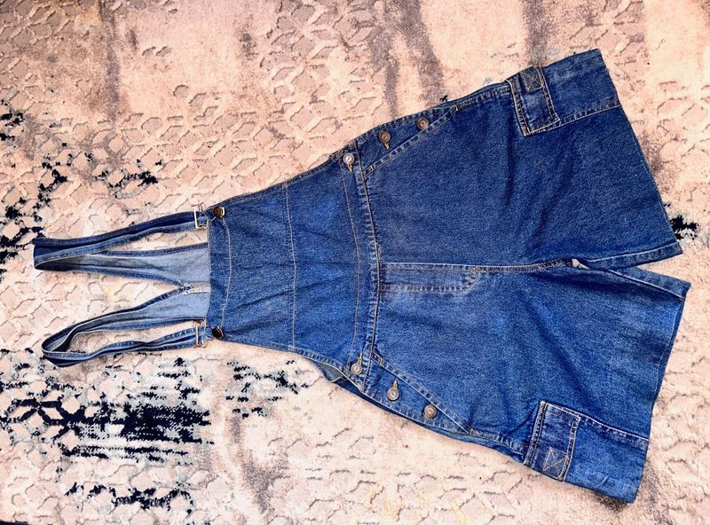 Denim Dungaree For Adults