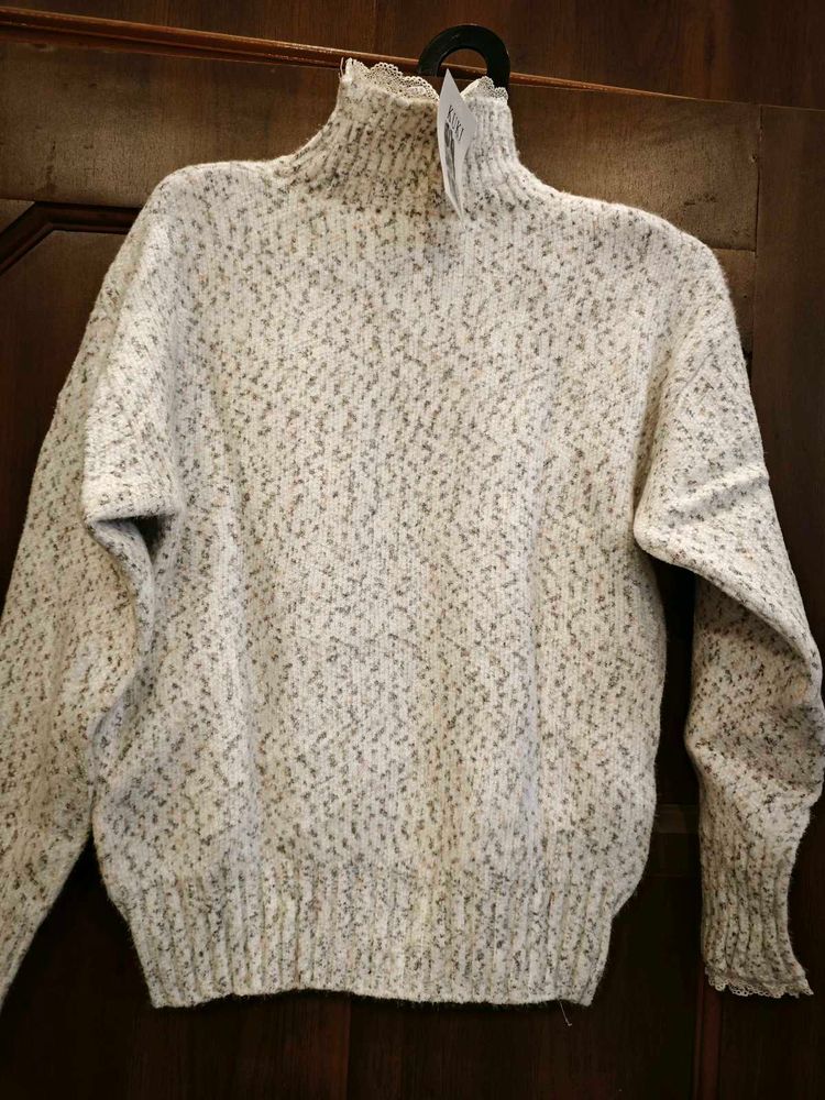 Cozy Turtleneck Knit Sweater