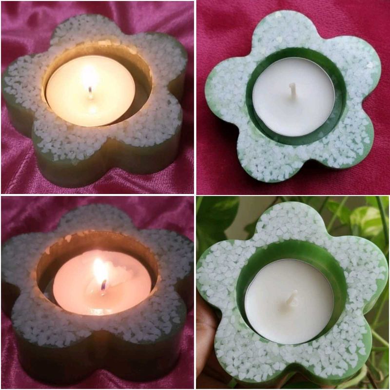 Flower Shaped Candle t light Holder
