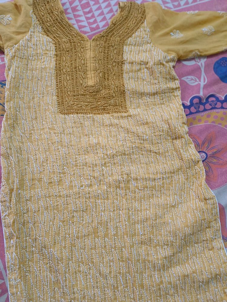 Lucknowi Kadhai Kurti