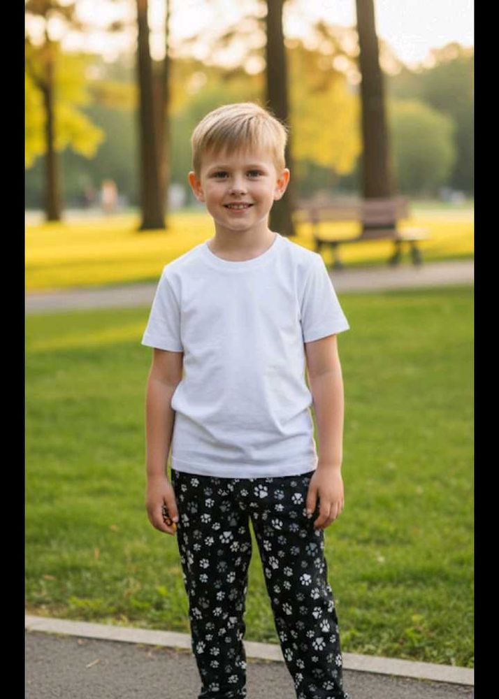 6-7 year Paw Print Kids' Pants