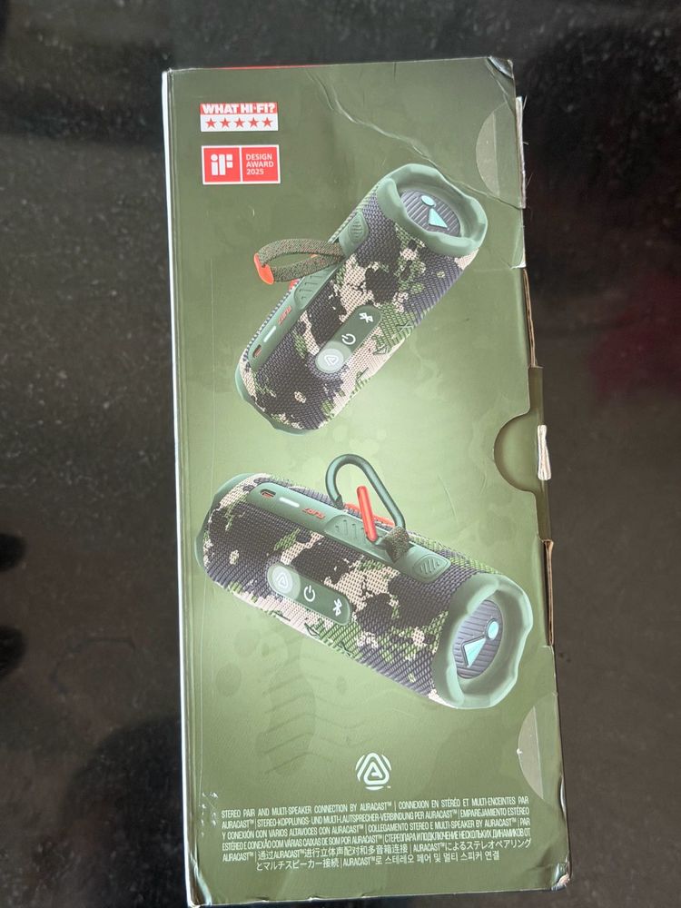 JBL Flip 7 Camo Portable Speaker