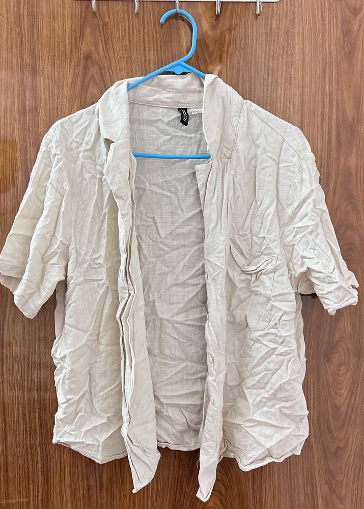 Lightweight Linen Blend Shirt