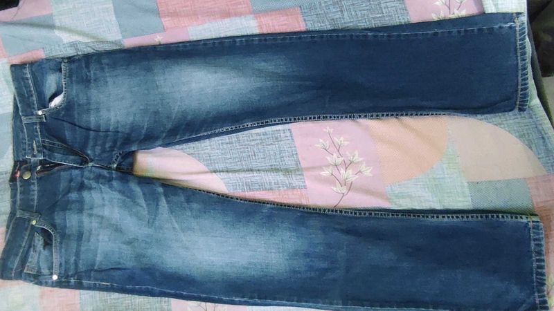 Blue Wash Denim Jeans