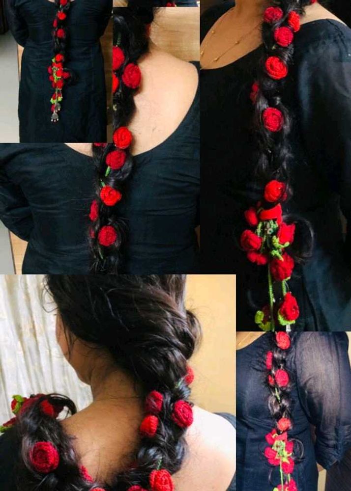 Red Rose Hair Accessory