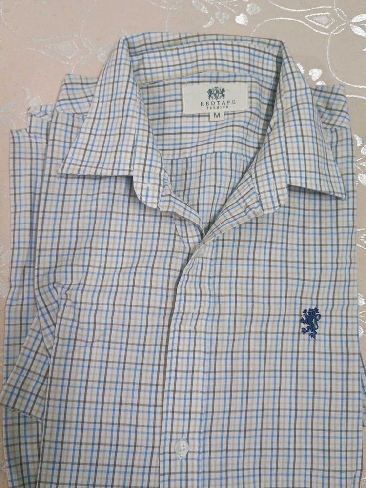 Redtape Men's Checked Casual Shirt