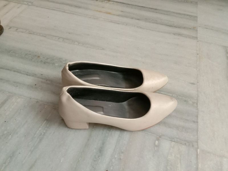 Cream heels