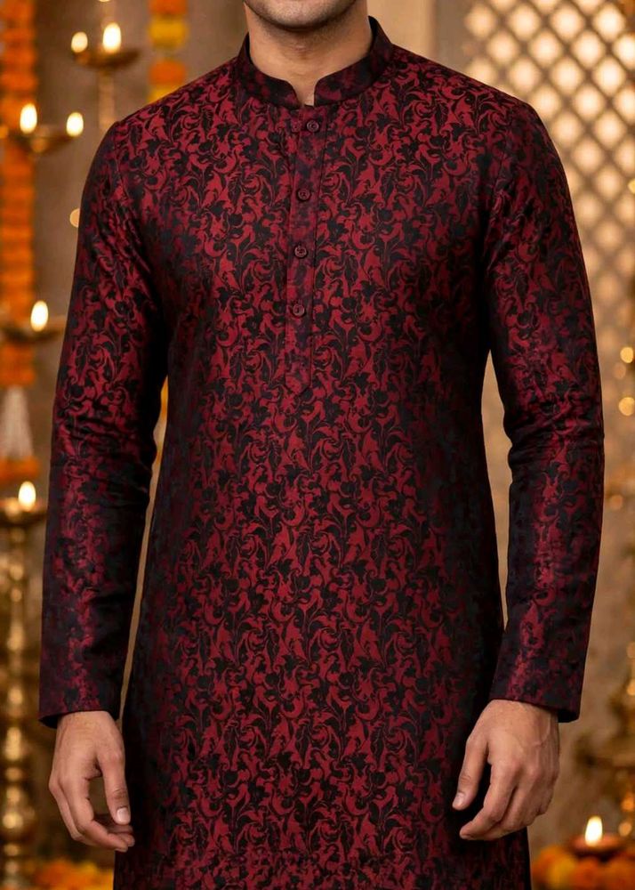 Elegant Maroon Kurta