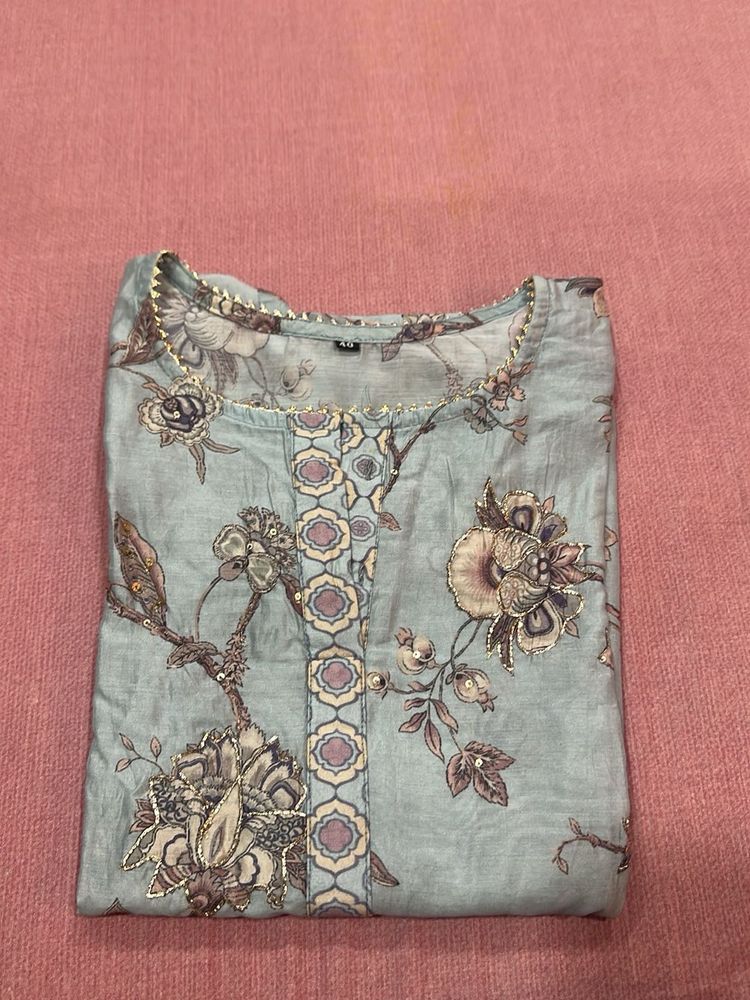 Floral Print Kurta