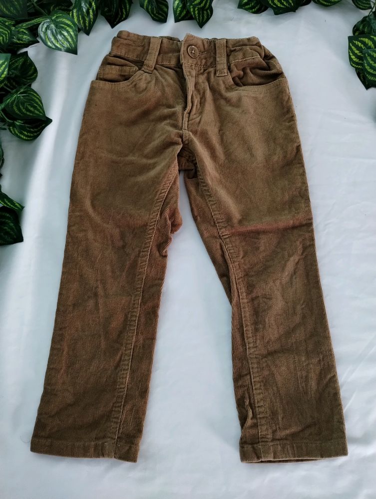 Brown Cotton Pant (Boys)