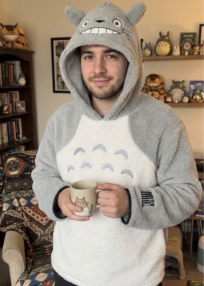 Cozy Totoro Fleece Hooded Jacket