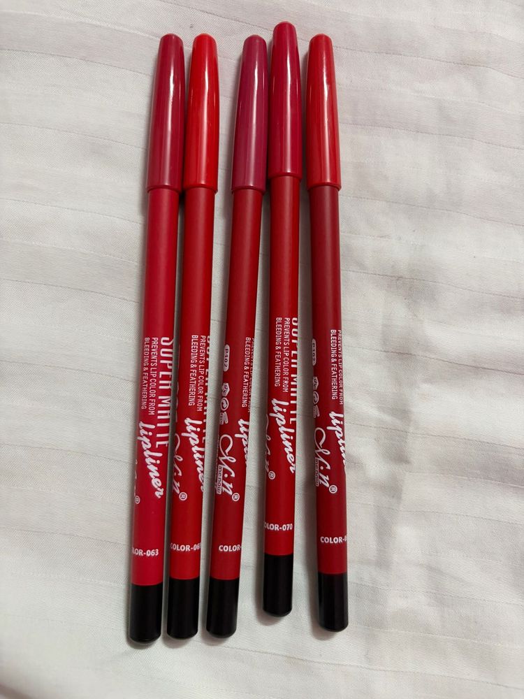 Set of 5  Lipliners