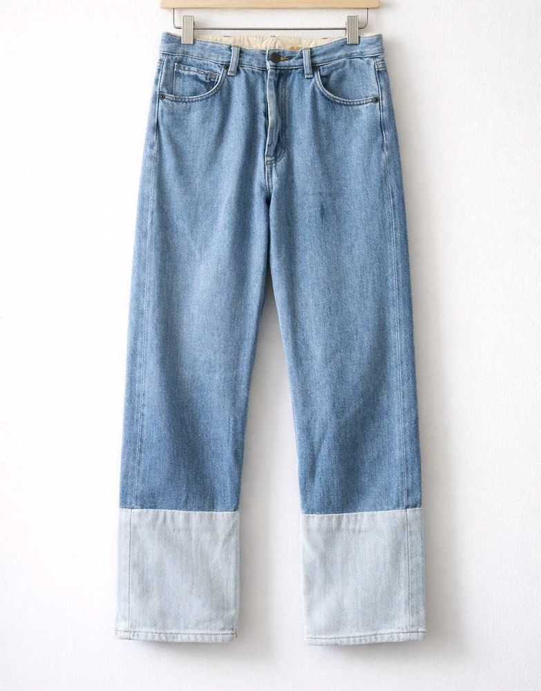 Two-Tone Cuff Jeans