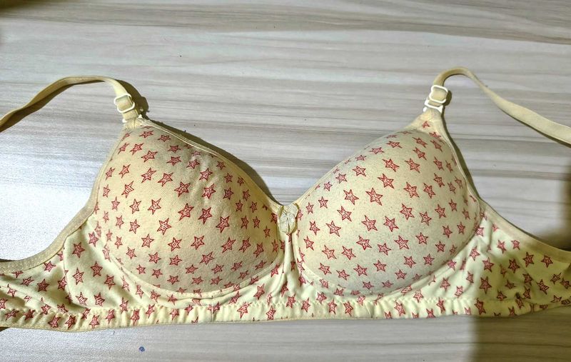 Cute Star print padded bra set of 3