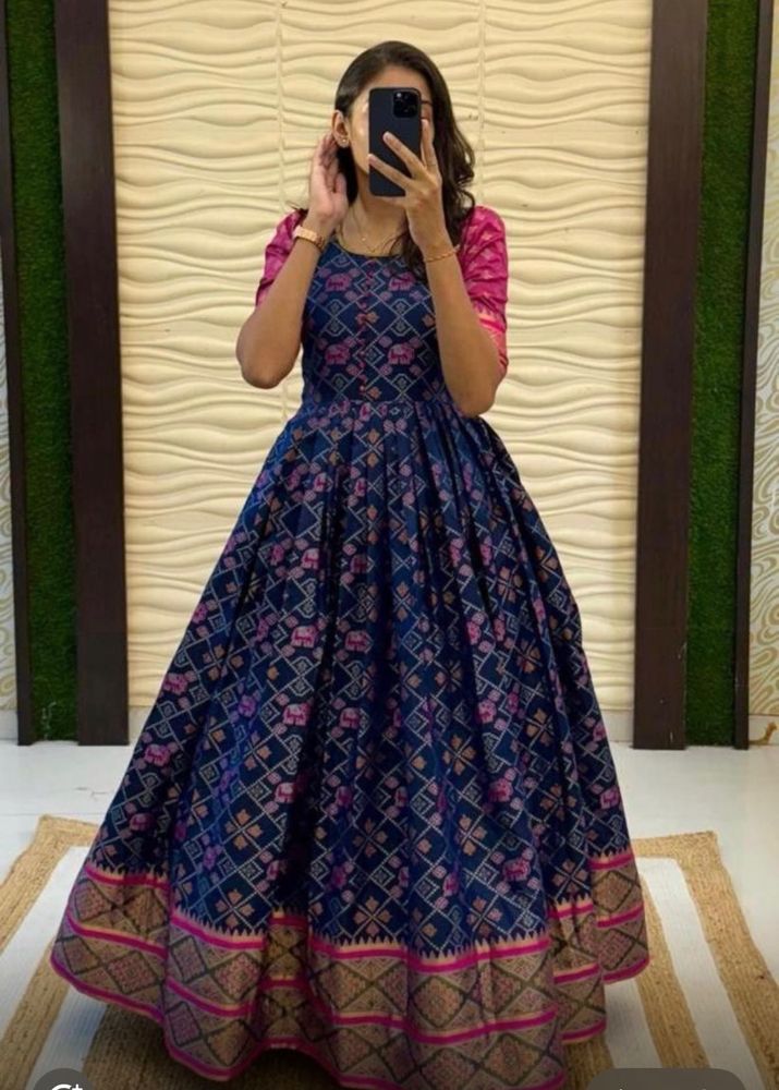 Beautiful Blue Ethnic Gown