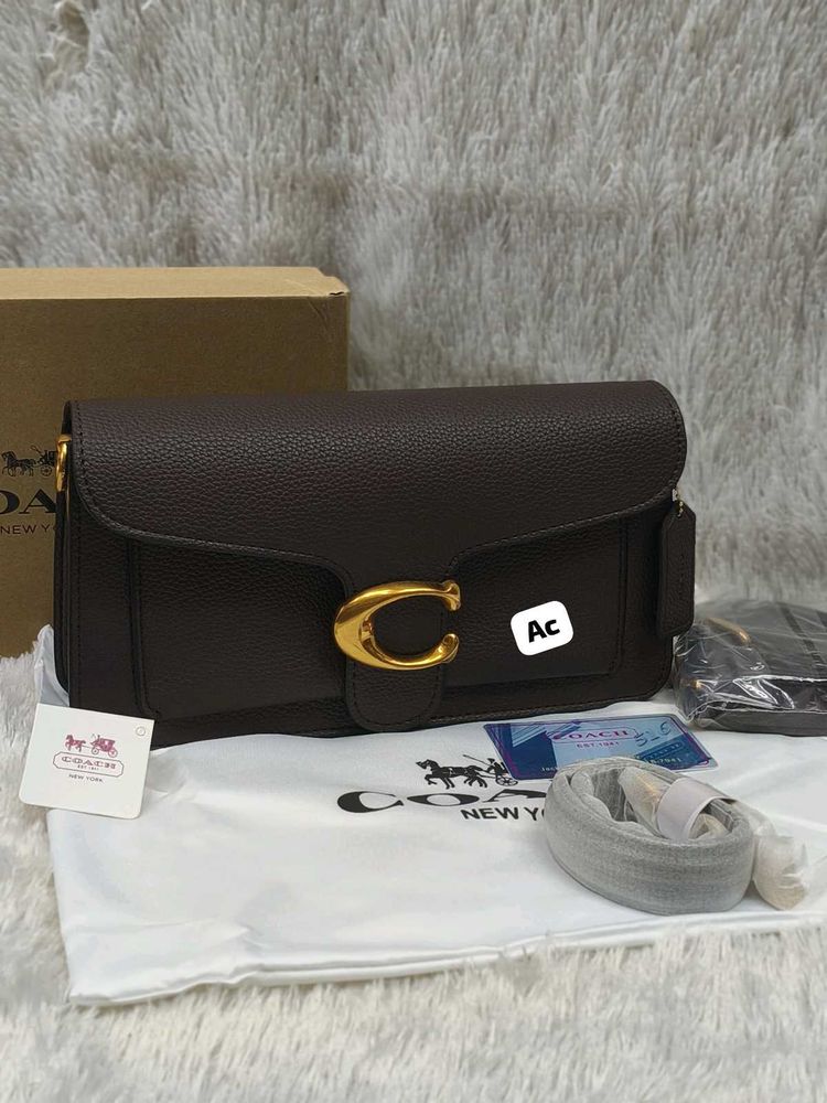 Coach Tabby Shoulder Bag - Dark Brown
