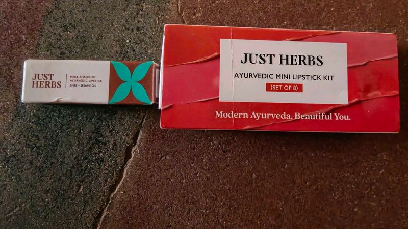 Just Herbs Ayurvedic Mini Lipstick Kit