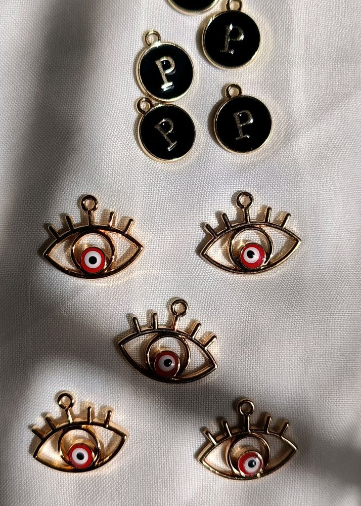Red Eye Charm Nd Alphabet P
