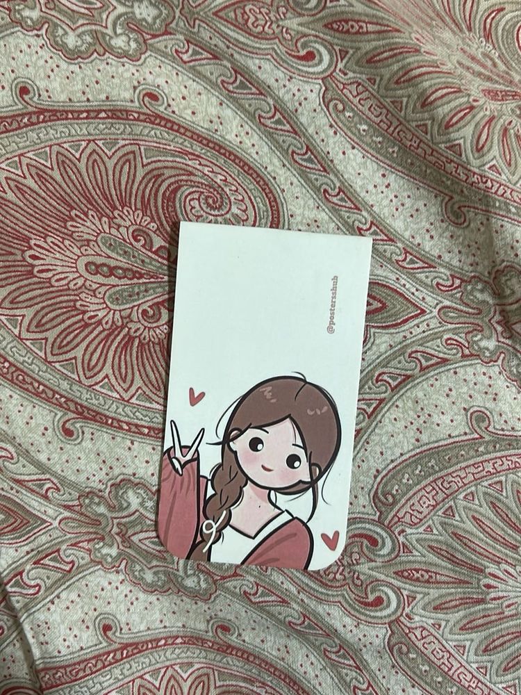 Cute Cartoon Sticker book mark