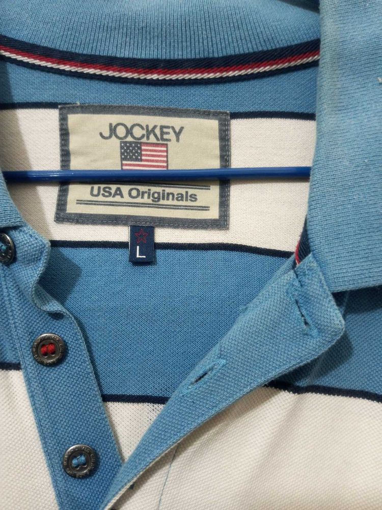 Jockey Striped Polo Shirt