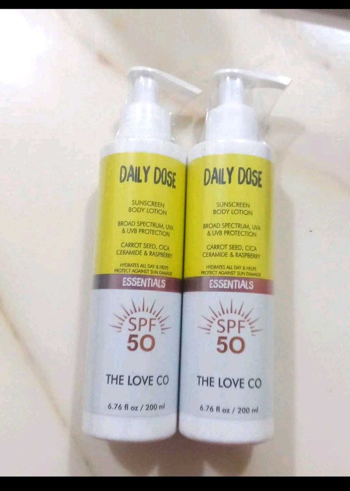 Daily Dose Sunscreen Body Lotion - SPF 50 1pc