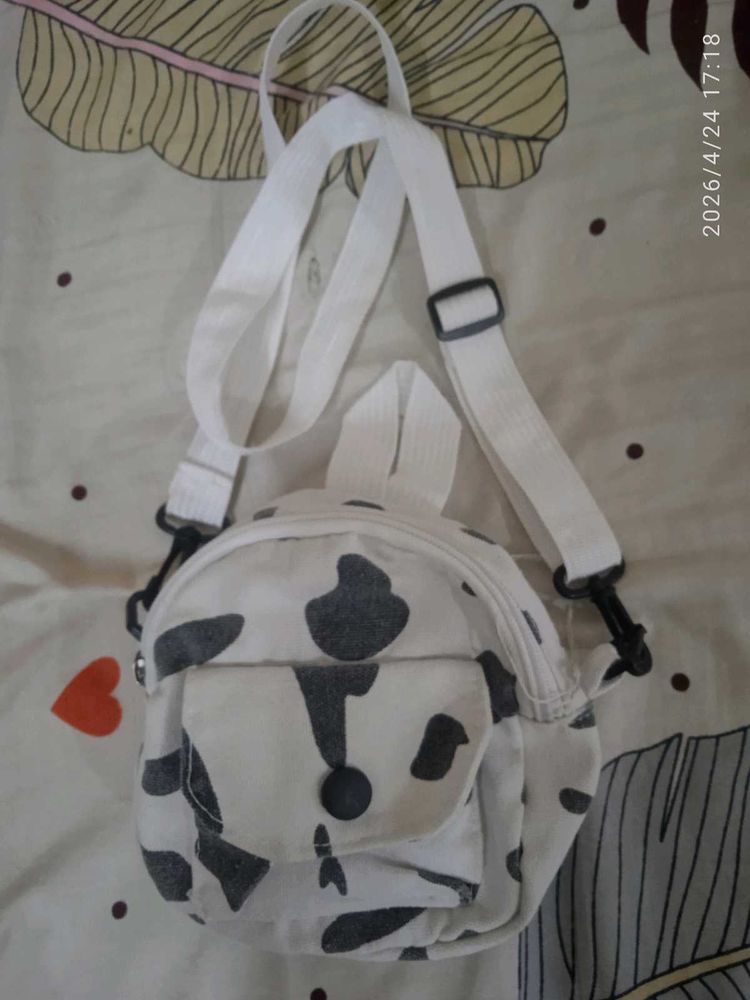 Cute Cow Print Mini Backpack