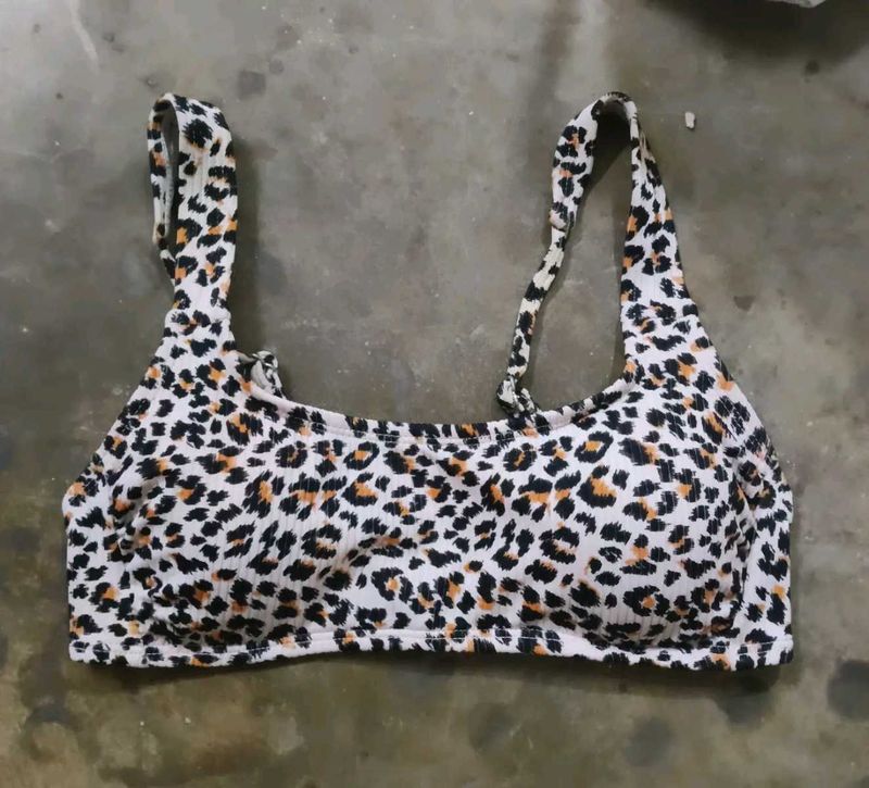 Leopard Print Sports Bra