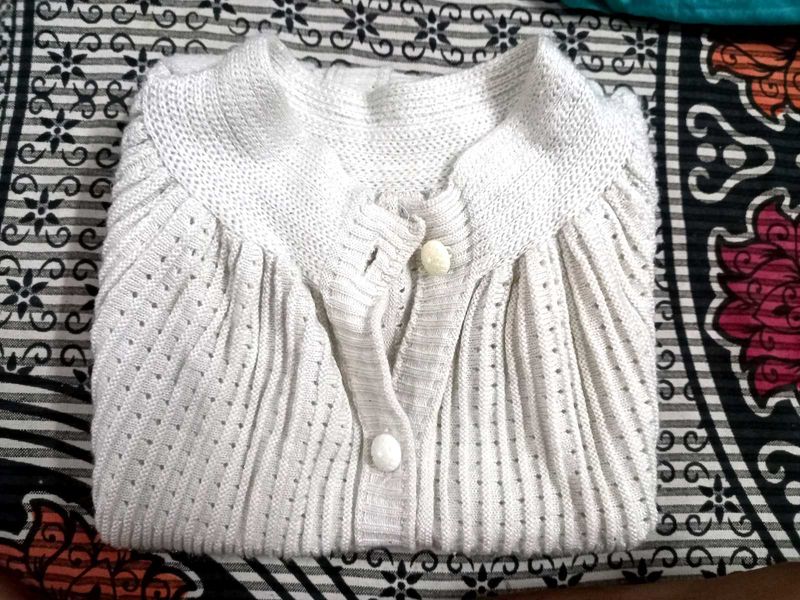 [combo]Elegant White &amp;Beige women sweater
