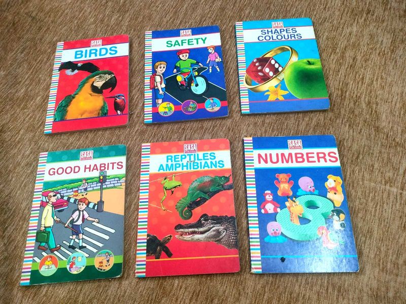 Set of 6 Children's Educational Books