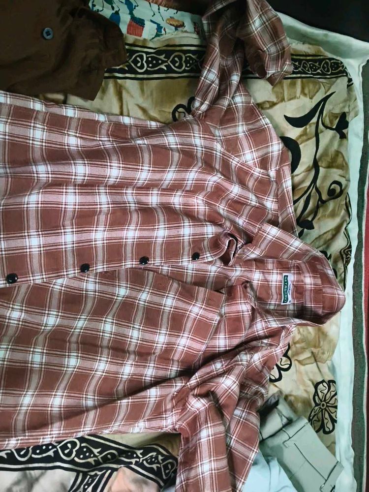 Classic Plaid Button-Up Shirt