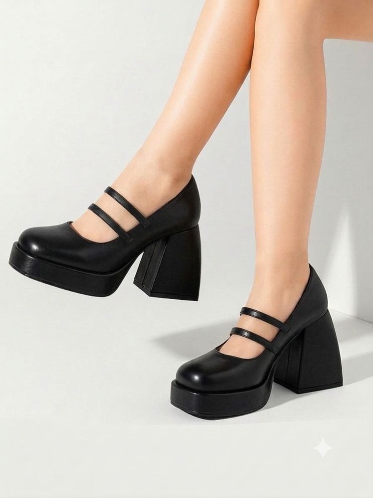 little box maryjane platform heels