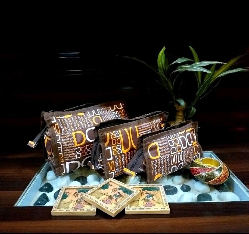🆕🆕Set Of 3 Synthetic Makeup &amp; Travel Pouches