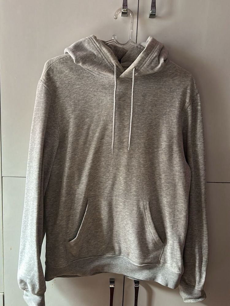 H&amp;M relax fit Grey Hooded Sweatshirt