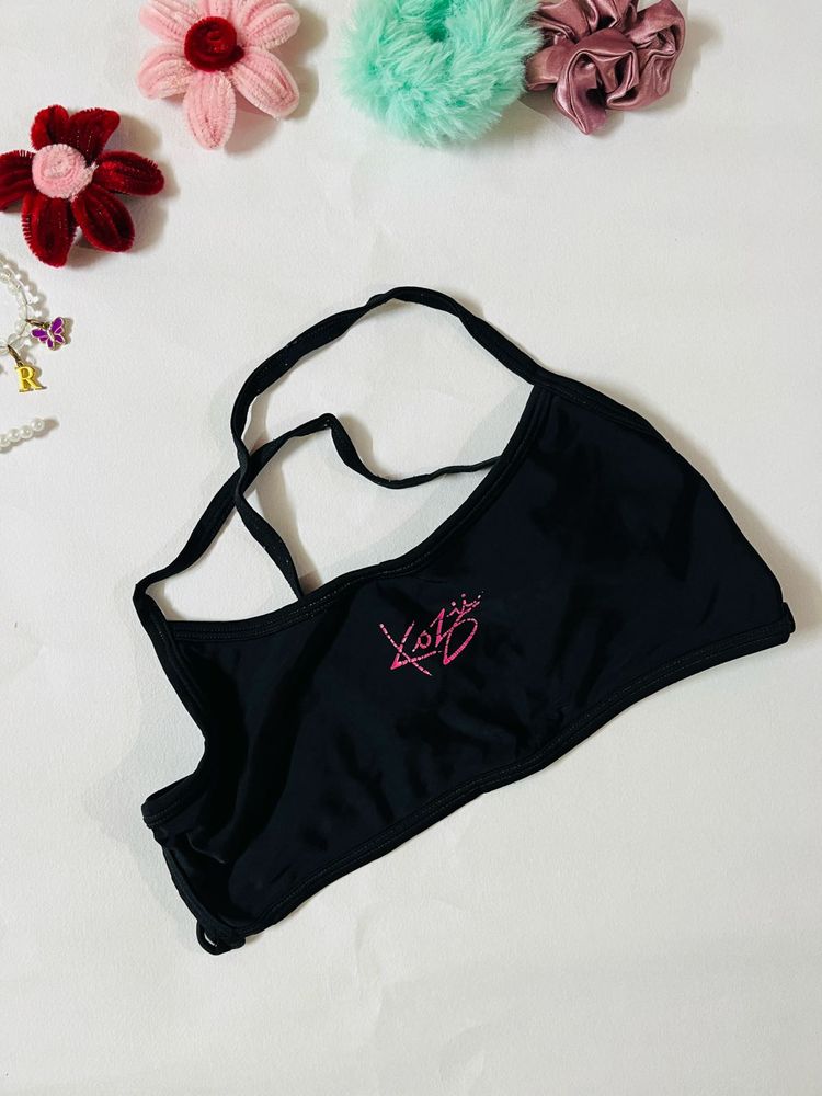 Stylish Black Bikini Top
