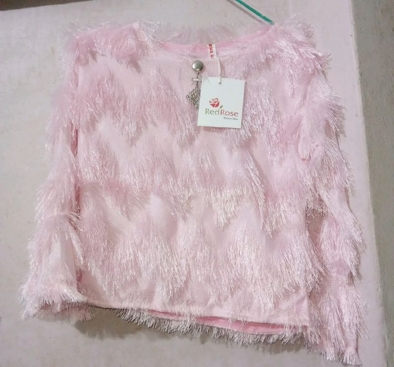 Baby Pink Stylish Top