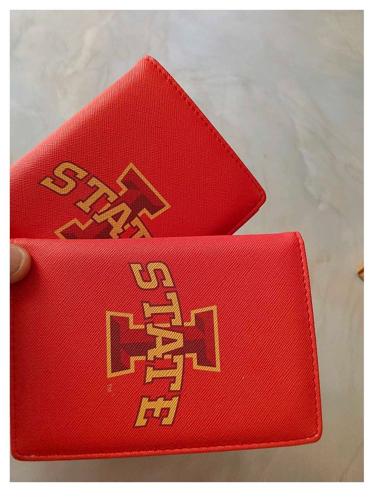 2 Nos New Iowa State University Passport Holder
