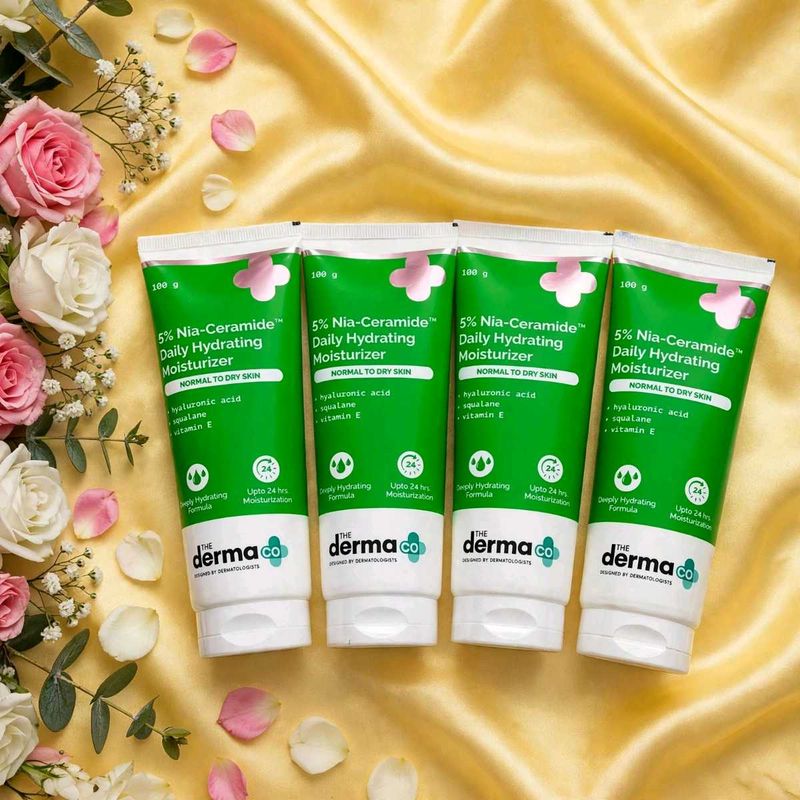 Pack of 4 The Derma Co. 5% Nia-Ceramide Daily Hydr