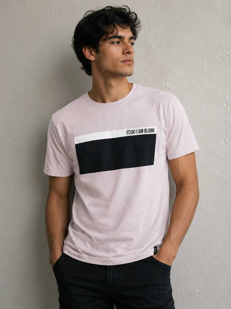 Men's typographic tshirt FCUK