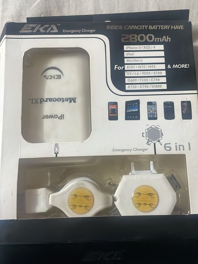 new 6 in one portable charger