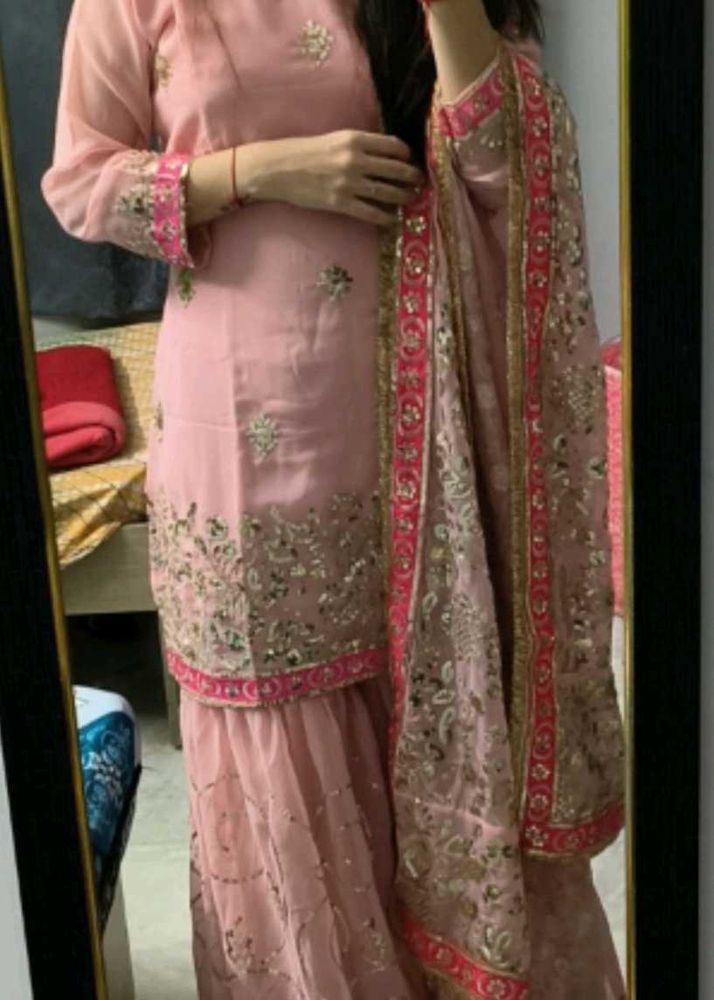sharara suit set