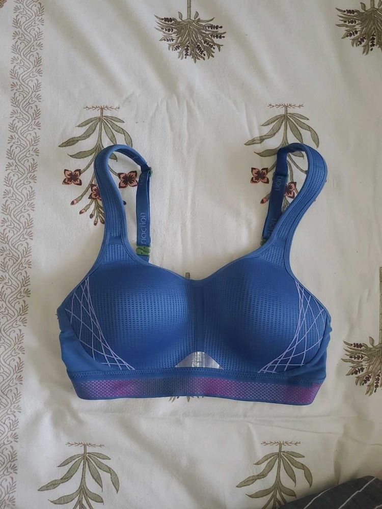 Blue Sports Bra