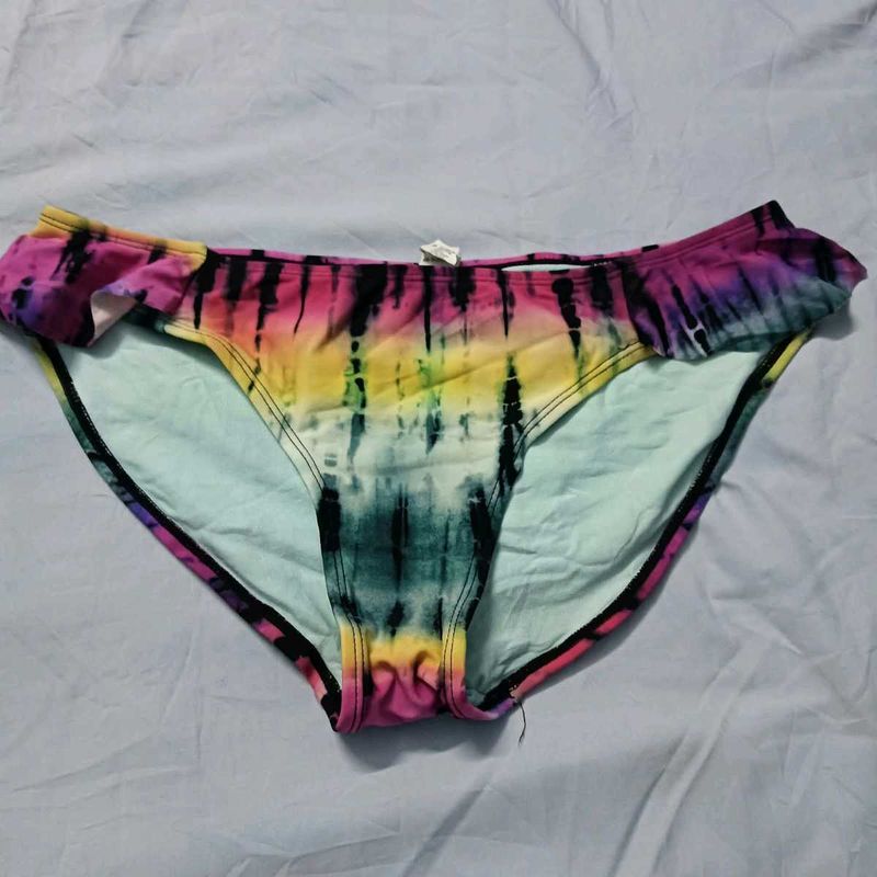 🤎 Colorful Tie-Dye Bikini Bottom