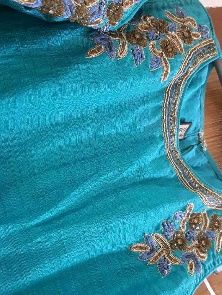 Anarkali Kurta And Pant Set For Girls