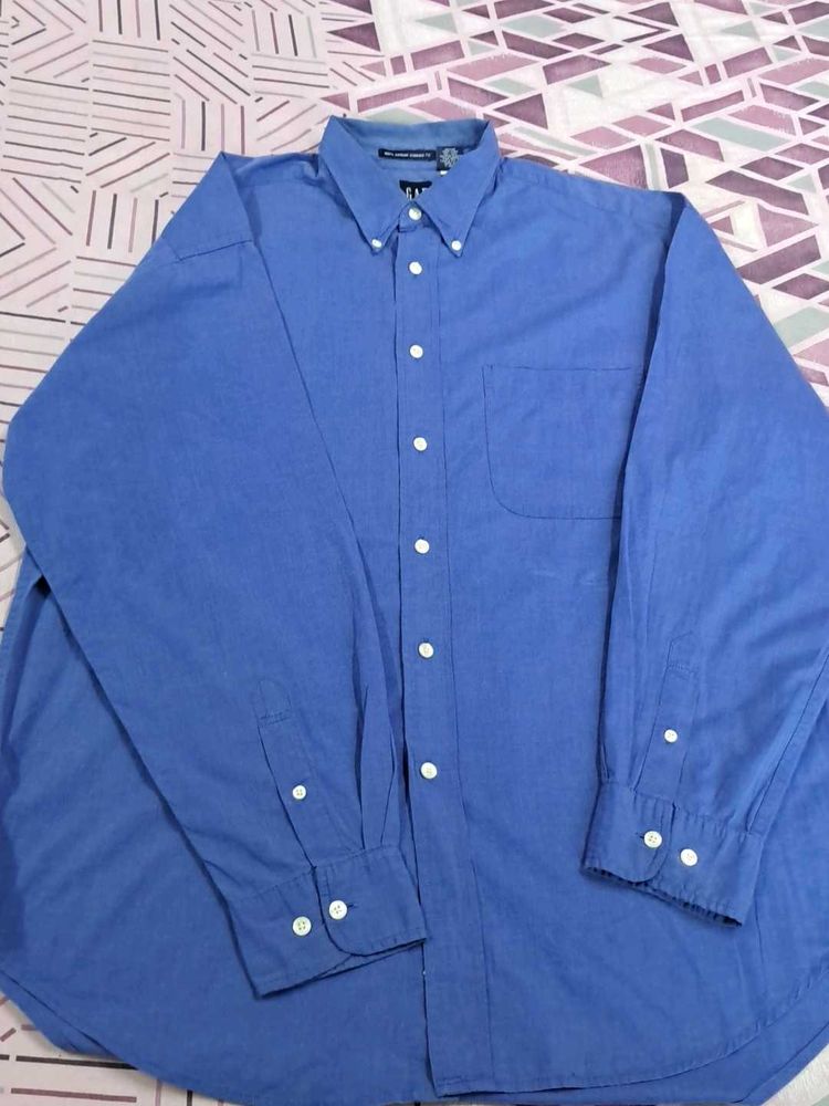GAP Blue Oxford Button Down