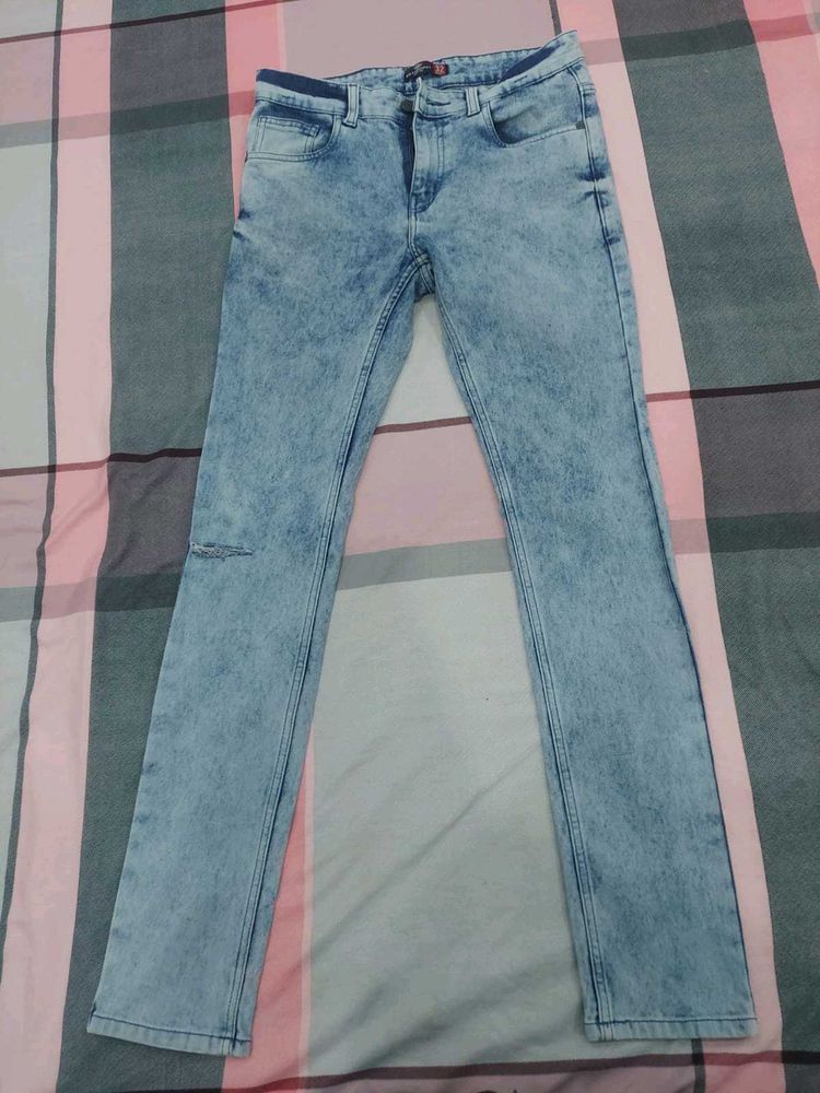 Acid Wash Skinny Jeans